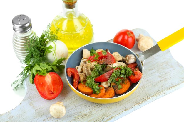 Talerz z domowym daniem